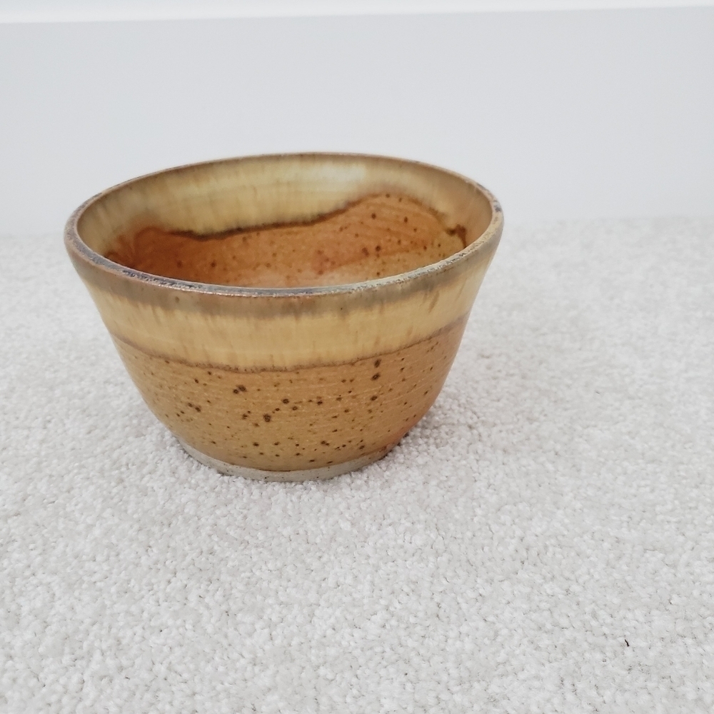 Pottery Hand Thrown Bowl -  Natural Brown Glaze - Pottery - 5.5